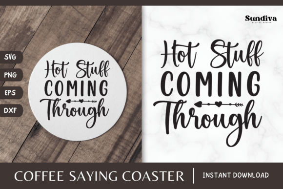 Reviewing Coaster Quote SVG Coffee Saying 15 for Stitching