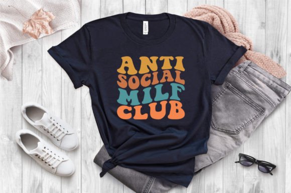 Reviewing the Anti Social Milf Club Wavy SVG for Embroidery