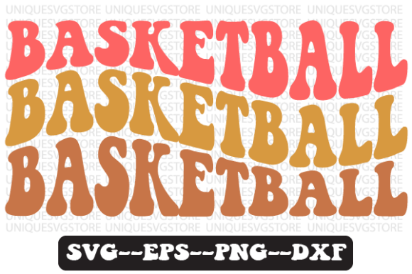 Reviewing the Basketball Wavy Retro SVG for Embroidery