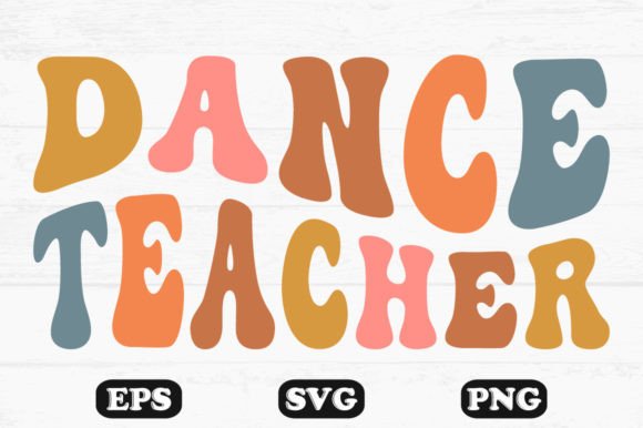 Reviewing the Dance Teacher Retro Wavy T-shirt Design