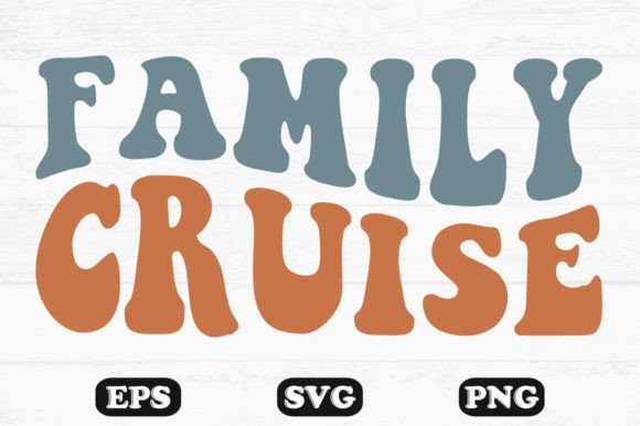 Reviewing the Family Cruise Retro Wavy T-shirt Design