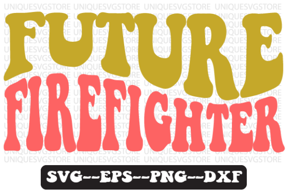 Reviewing the Future Firefighter Wavy Retro SVG Design