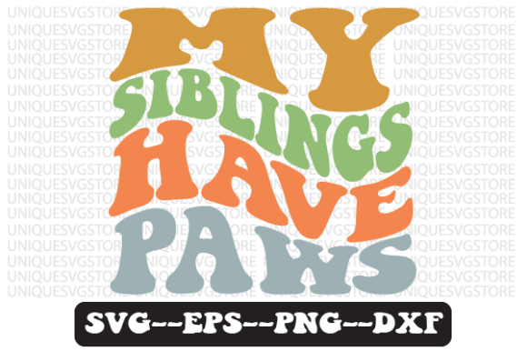 Reviewing the My Siblings Have Paws Retro SVG