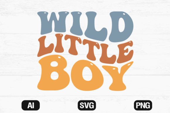 Wild Little Boy Retro Wavy Svg: A Designer’s Take